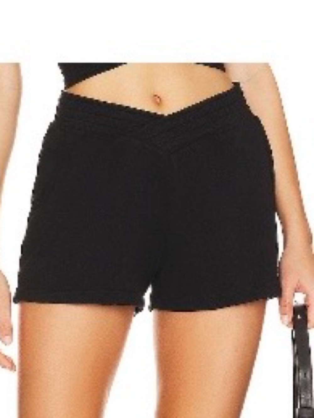 Bobi Los Angeles Cross Hem Shorts